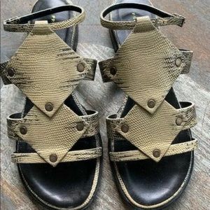 Gladiator ankle strap sandal
